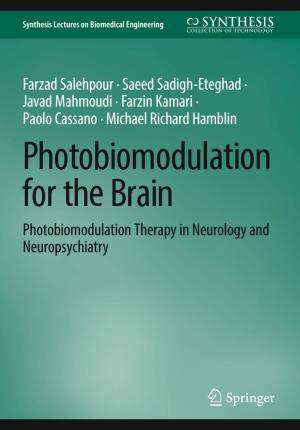 چاپ کتاب با عنوان Photobiomodulation for the Brain; Photobiomodulation Therapy in Neurology and Neuropsychiatry در انتشارات springer